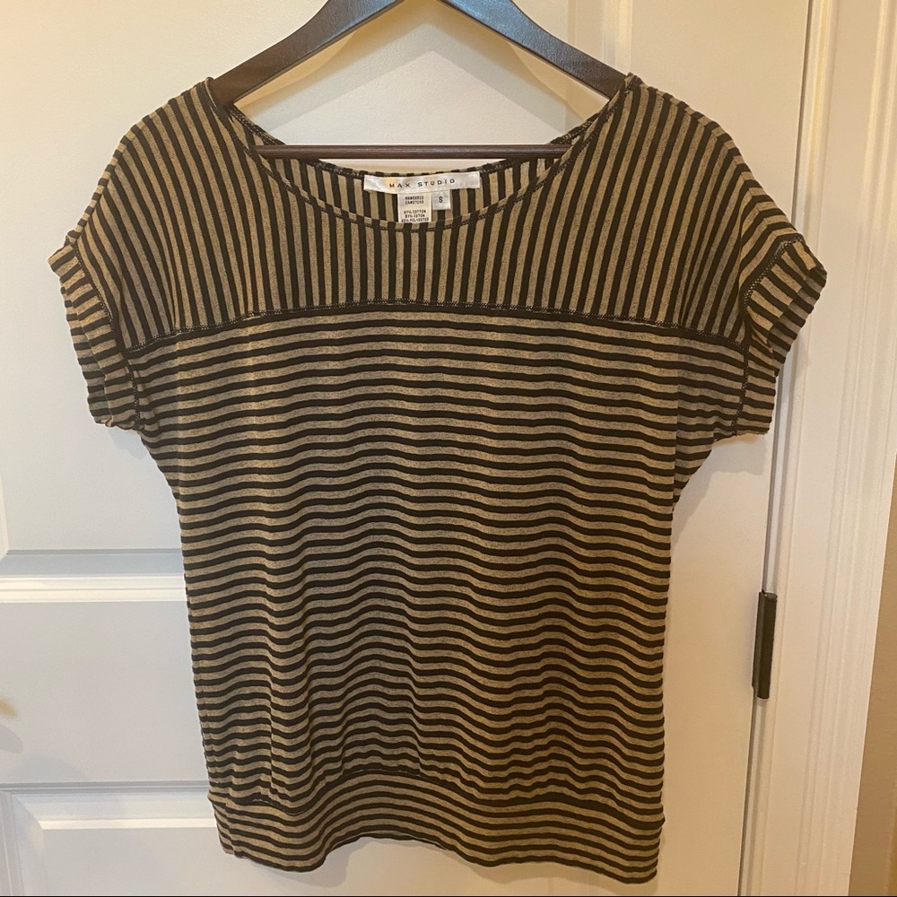 Max Studio Striped Top